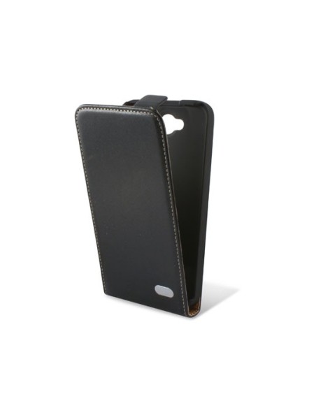 Kiwiku.com: Ksix B0335FU90 - Funda con tapa para bq Aquaris de 5, negro - Electrónica