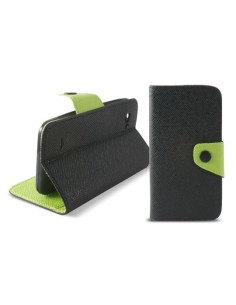 Funda folio ksix para bq aquaris 4,5 standing negra B0320FU20 kiwiku.com