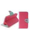 Funda folio ksix para bq aquaris 4,5 standing rosa