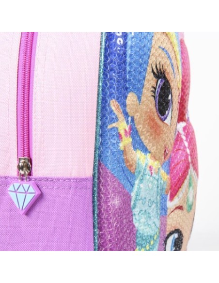 Cerdá, Mochila infantil 3d shimmer and shine, Color Rosa 2100002444 kiwiku.com