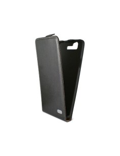 Ksix B0337FU90 - Funda con tapa para bq Aquaris 5.7, negro: Kiwiku.com: Electrónica