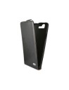 Funda con tapa ksix para bq aquaris 5,7 pulgadas negra