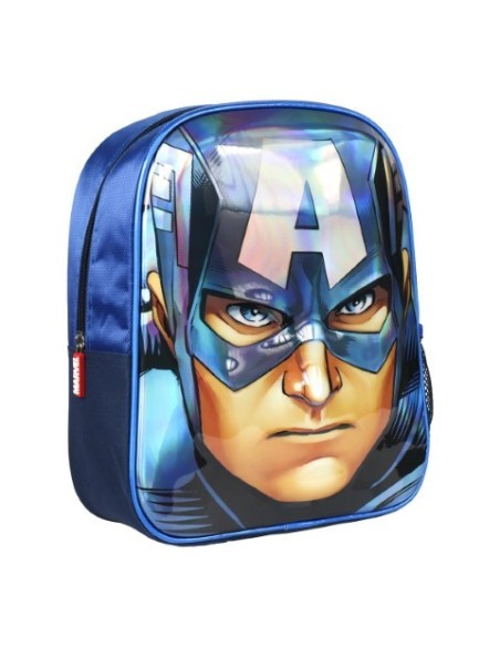 Cerdá, Mochila infantil 3d avengers capitan america, Color Azul 2100002611 kiwiku.com