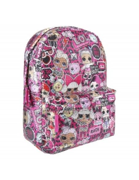 Cerdá, Mochila casual lentejuelas lol, Color Fucsia 2100002566 kiwiku.com