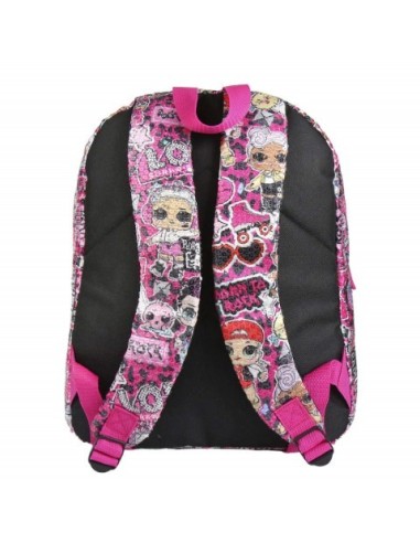 Cerdá, Mochila casual lentejuelas lol, Color Fucsia 2100002566 kiwiku.com