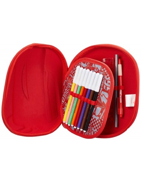 Cars, Plumier triple 3d cars 3, Color Rojo 2700000230 kiwiku.com
