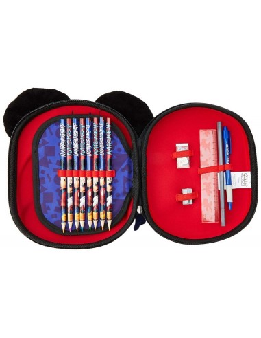 Cars, Plumier triple 3d mickey, Color Rojo 2700000211 kiwiku.com