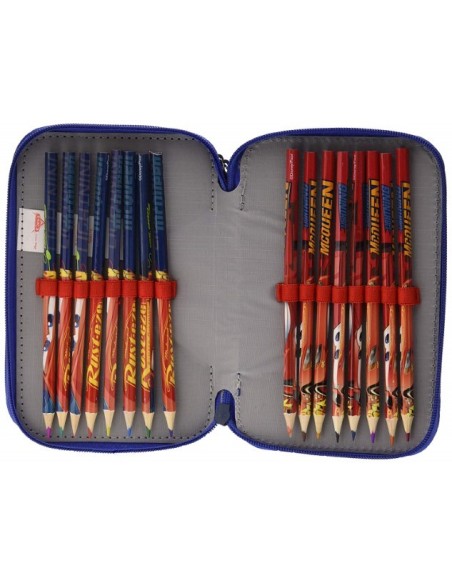 Cars, Plumier triple giotto cars 3, Color Rojo 2700000235 kiwiku.com