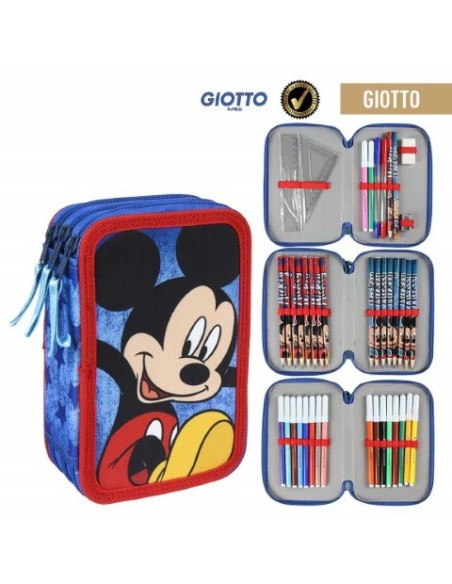 Cerdá, Plumier triple giotto mickey, Color Azul 2100002499 kiwiku.com