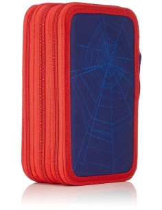 Spiderman, Plumier triple giotto, Color Azul Marino 2700000237 kiwiku.com 2