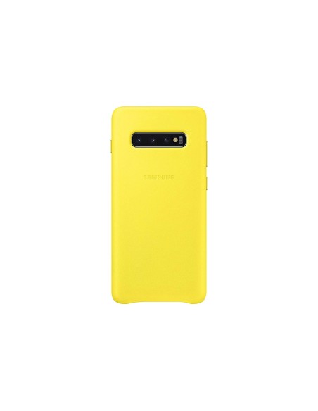 Funda de cuero samsung, para samsung galaxy s10, color amarillo EF-VG973LYEGWW kiwiku.com