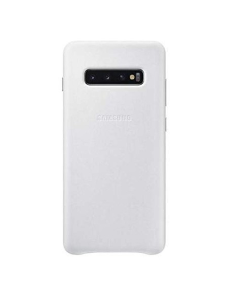 Funda de cuero samsung, para samsug galaxy s10plus, color Blanco EF-VG975LWEGWW kiwiku.com