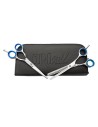 Eurostil, estuche academia 2 tijeras brillo micro dent.