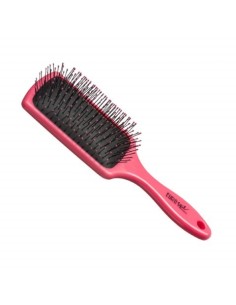 Eurostil, cepillo cuadrado rosa grande