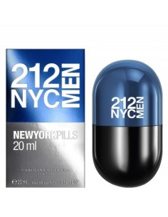 Carolina herrera, 212 nyc men pills eau de toilette 20ml spray