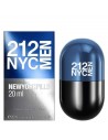 Carolina herrera, 212 nyc men pills eau de toilette 20ml spray