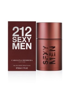 Carolina herrera, 212 sexy men eau de toilette spray 50ml