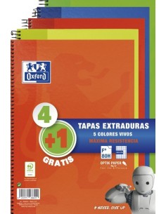 Oxford, Pack de 5 cuadernos...