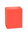 Caja para archivador a4 75mm. rojo - grafoplas