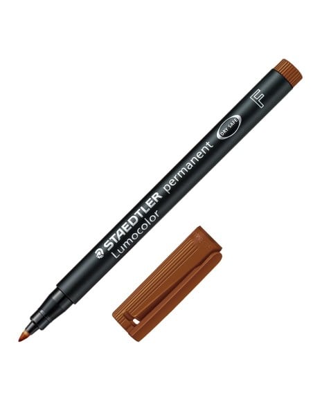 Staedtler, Rotulador permanente punta f 0.6mm, Marrón  318-7 kiwiku.com