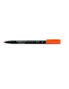 Staedtler, Rotulador permanente punta f 0.6mm, Naranja