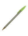 Boligrafo cristal fun bic color lima punta 1.66mm