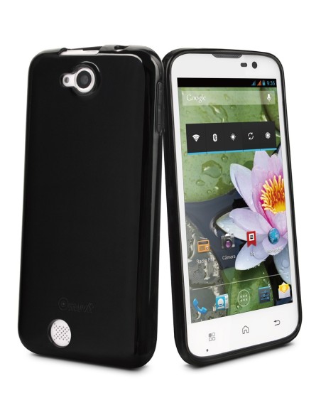Muvit MUSKI0251 - Funda minigel para bq Aquaris 5, negro: Kiwiku.com: Electrónica
