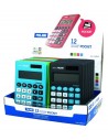 Milan, Caja de 12 unidades de calculadora bolsillo 8 digitos