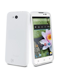 funda minigel blanca bq aquaris 5" muvit