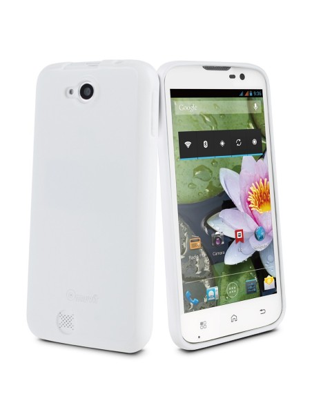 funda minigel blanca bq aquaris 5" muvit