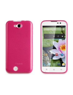 funda minigel rosa bq aquaris 5" muvit