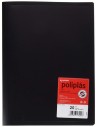 Grafoplas, Carpeta con 20 fundas interiores A4, Negro