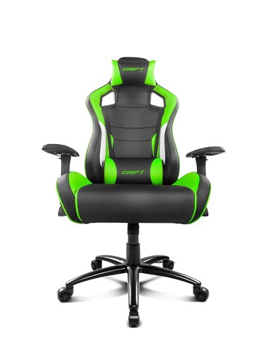 Silla Gaming Drift Dr400Bg Negro/Verde/Blanco DR400BG kiwiku.com