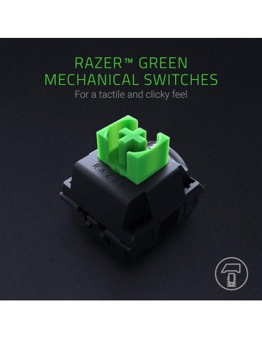 Teclado razer blackwidow green swicht gaming RZ03-02861400-R311 kiwiku.com