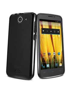 funda minigel negra bq aquaris 5" hd muvit