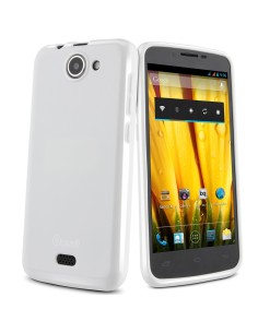 funda minigel blanca bq aquaris 5" hd muvit