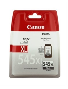 Canon PG-545XL - Cartucho de tinta para impresoras (Negro, 15 ml, 400 páginas, Ampolla)