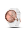 Garmin, Reloj inteligente vivomove HR Sport, oro rosado y blanco S/M