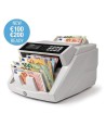 Safescan 2465-S - Contadora totalizadora de billetes. Cuenta billetes de euro mezclados . Detección 7 puntos.