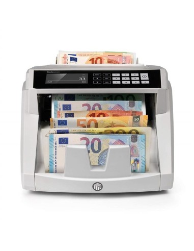 Safescan 2465-S - Contadora totalizadora de billetes. Cuenta billetes de euro mezclados 112-0540 kiwiku.com