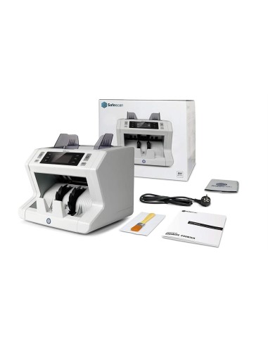 Contador de billetes safescan 2610 - alarma de billetes falsos por uv y tamaño 112-0506 kiwiku.com