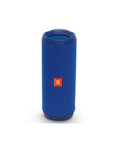 Jbl, flip 4 altavoz inalámbrico con bluetooth 16w amplificador integrado resistente al agua, Azul  kiwiku.com