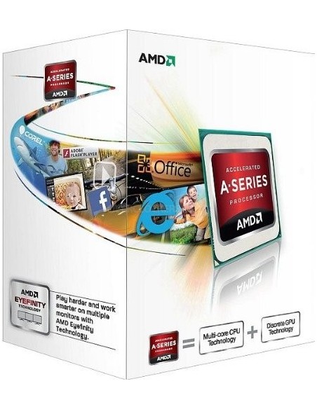 AMD A4 4000 - Procesador Dual Core (3.2 GHz, 1 MB, FM2, 65W)