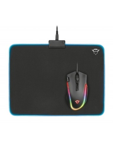 Trust, Alfombrilla gaming mouse gxt762 glide-flex rgb led luces 23063 23063 kiwiku.com
