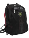 Mochila gaming keep out bk7 xl para portatiles 17" con multiples bolsillos color negro-rojo