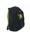 Mochila gaming keep out bk7 para portatiles 15,6" con multiples bolsillos color negro y verde