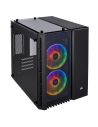 Corsair, Caja Micro-ATX Crystal Series 280X RGB con cristal templado, Negro