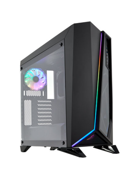 Corsair, Caja semitorre para juegos de cristal templado Carbide Series SPEC-OMEGA RGB, Blanco CC-9011140-WW kiwiku.com