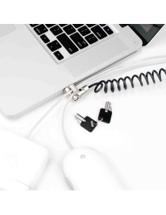 Maclocks CL15T-C - Cable antirrobo (Negro, Plata, Acero)
