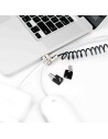 Maclocks cl15t-c - cable antirrobo (negro, plata, acero)